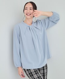 DRESKIP | 【洗える/通勤/セレモニー】 ボウタイ風ブラウス(シャツ/ブラウス)