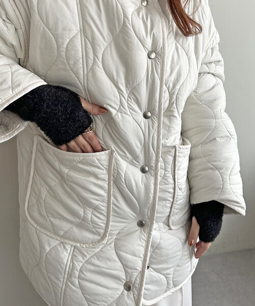 DISCOAT（ディスコート）の「ラメシャギーグローブ（アームカバー・レディース・アイボリー/ブラック・FREE）」の14枚目の写真