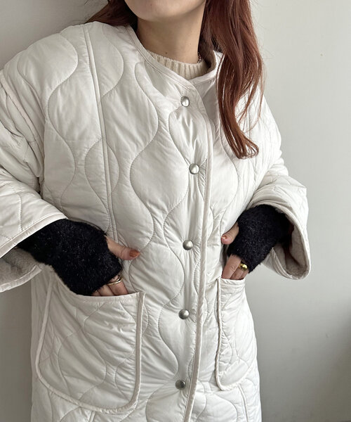 DISCOAT（ディスコート）の「ラメシャギーグローブ（アームカバー・レディース・アイボリー/ブラック・FREE）」の17枚目の写真