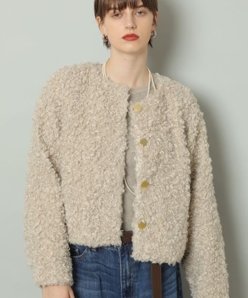 【新品タグ付】CADUNE ボアジャン ボアジャン（その他アウター）｜CADUNE（カデュネ）のファッション通販