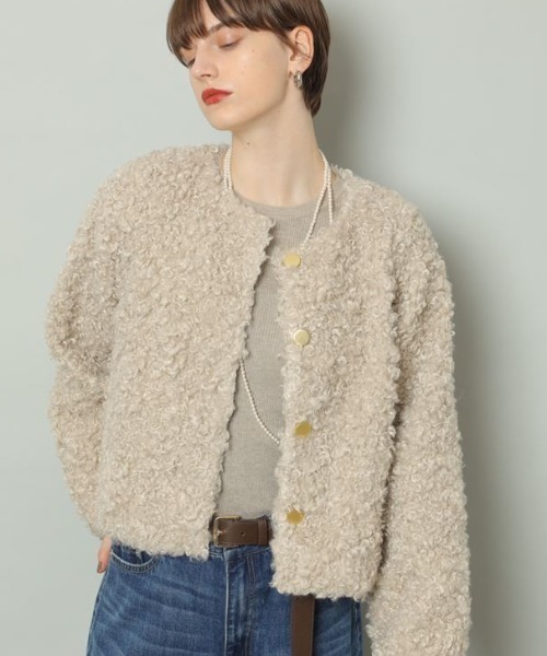 CADUNE♪♪ カデュネ　ボアコート　36 美品 CADUNE♪♪ カデュネ ボアコート 36 美品 CADUNE（カデュネ