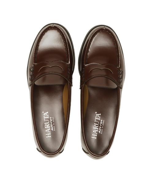 HARUTA（ハルタ）の「レディースHARUTA ハルタ ビーフロール ローファー 4514 BROWN（ローファー・レディース・ブラウン・24.5cm/23.5cm/25.0cm/23.0cm/24.0cm/22.5cm/22.0cm/25.5cm/26.0cm）」の3枚目の写真