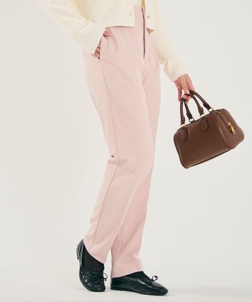 coca（coca）（コカ）の「【WEB限定セール】裏起毛ハイウエスト美脚テーパードパンツ（その他パンツ・レディース・カーキ/アイボリー/ブラック/チャコール/グレー/ライトピンク/ベージュ/ダークブラウン/ピンク系その他・S/L/M/XL）」の8枚目の写真