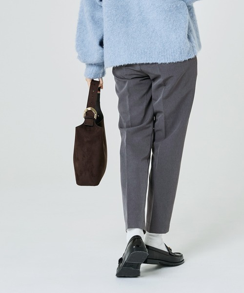 coca（coca）（コカ）の「【WEB限定セール】裏起毛ハイウエスト美脚テーパードパンツ（その他パンツ・レディース・カーキ/アイボリー/ブラック/チャコール/グレー/ライトピンク/ベージュ/ダークブラウン/ピンク系その他・S/L/M/XL）」の20枚目の写真