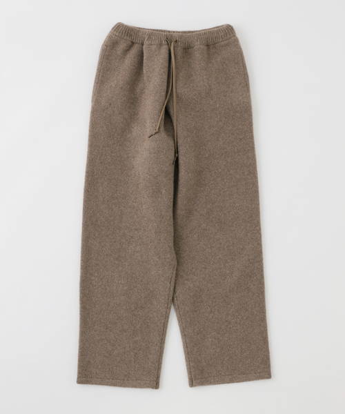 walenode（ウェルノード）の「walenode(ウェルノード) Innocent YAK  knitting pants（その他パンツ・メンズ・ブラック/ブラウン/ベージュ・1）」の3枚目の写真