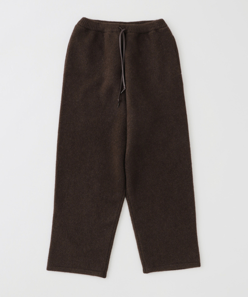 walenode（ウェルノード）の「walenode(ウェルノード) Innocent YAK  knitting pants（その他パンツ・メンズ・ブラック/ブラウン/ベージュ・1）」の2枚目の写真