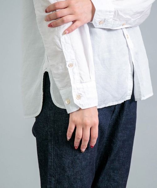 はん☆ OMNIGOD womens / オムニゴッド] リヨセルリネンポプリン
