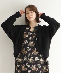 ローラアシュレイ カーディガン ボレロ 黒 - メルカリ