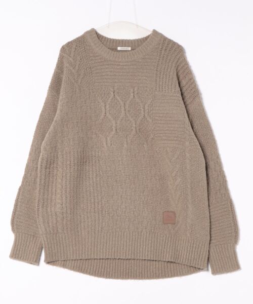 apres jour clair(アプレジュールクレア)の「【apres jour clair】オーバーサイズケーブルニット【ZOZOTOWN限定アイテム】(ニット/セーター・レディース・アイボリー/グレイッシュベージュ/ボルドー・X-LARGE/フリー)」の14枚目の写真