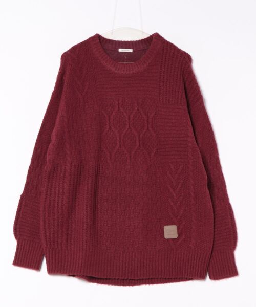apres jour clair(アプレジュールクレア)の「【apres jour clair】オーバーサイズケーブルニット【ZOZOTOWN限定アイテム】(ニット/セーター・レディース・アイボリー/グレイッシュベージュ/ボルドー・X-LARGE/フリー)」の15枚目の写真