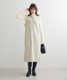 Green　Parks | 圧縮ポンチ合皮パイピングジャンスカ(ジャンパースカート)