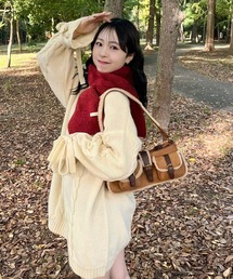Ambre Neige by りなてぃ | 【りなてぃコラボ】ケーブルニットチュニック/WEB/EC限定商品(ニット/セーター)