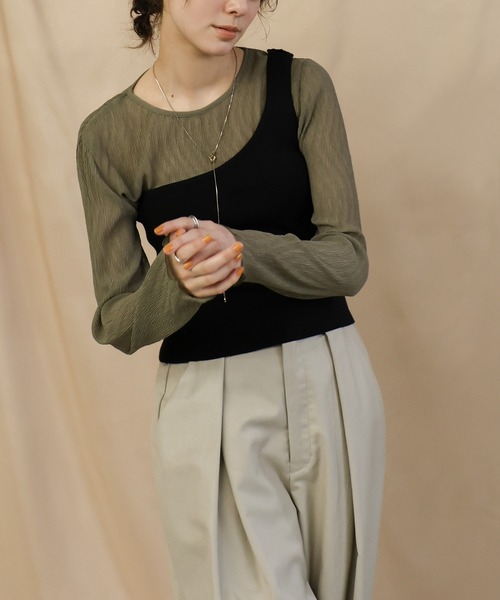 select MOCA（セレクトモカ）の「マルチウェイビスチェ（ベスト・レディース・グレー/ブラック・FREE）」の17枚目の写真