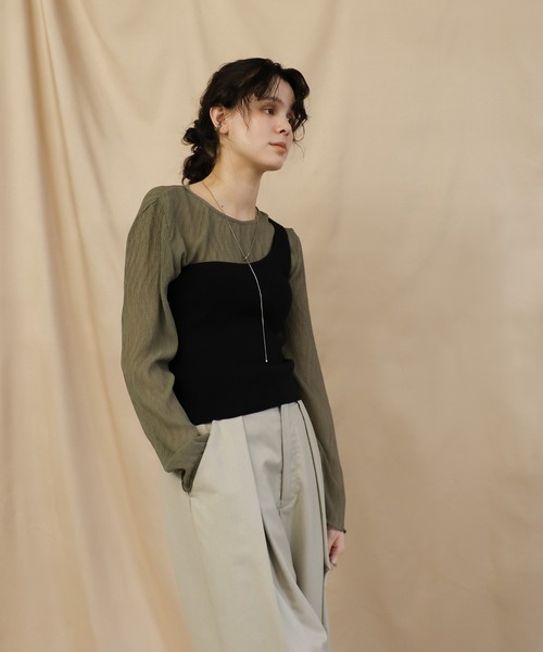 select MOCA（セレクトモカ）の「マルチウェイビスチェ（ベスト・レディース・グレー/ブラック・FREE）」の22枚目の写真