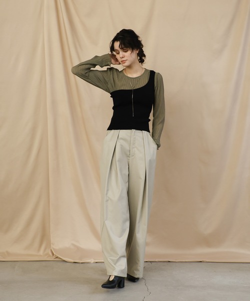 select MOCA（セレクトモカ）の「マルチウェイビスチェ（ベスト・レディース・グレー/ブラック・FREE）」の21枚目の写真