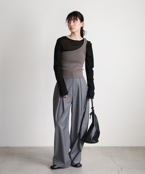 select MOCA（セレクトモカ）の「マルチウェイビスチェ（ベスト・レディース・グレー/ブラック・FREE）」の15枚目の写真