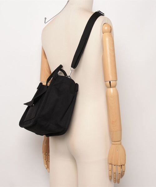 HIKA（ヒカ）の「【HIKA】CANVAS 2WAYミニトートショルダーBAG（ショルダーバッグ・レディース・ブラック/ホワイト/キャメル・FREE）」の7枚目の写真