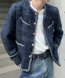 Otte（オッテ）の「ラグジュアリーブルーツイードジャケット（ノー