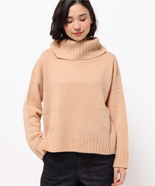 Discoat Parisien（ディスコートパリシアン）の「オフタートルプルオーバー（ニット/セーター・レディース・オフホワイト/グレー/ブラック/キャメル/イエロー系その他・LARGE/MEDIUM）」の5枚目の写真