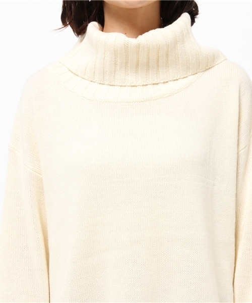 Discoat Parisien（ディスコートパリシアン）の「オフタートルプルオーバー（ニット/セーター・レディース・オフホワイト/グレー/ブラック/キャメル/イエロー系その他・LARGE/MEDIUM）」の9枚目の写真