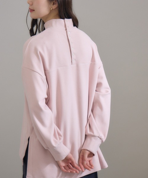 tシャツ 「Pillini/ピリーニ」バックボタンあったか起毛プルオーバー レディース セール】【Pillini/ピリーニ】バックボタンあったか起毛プル