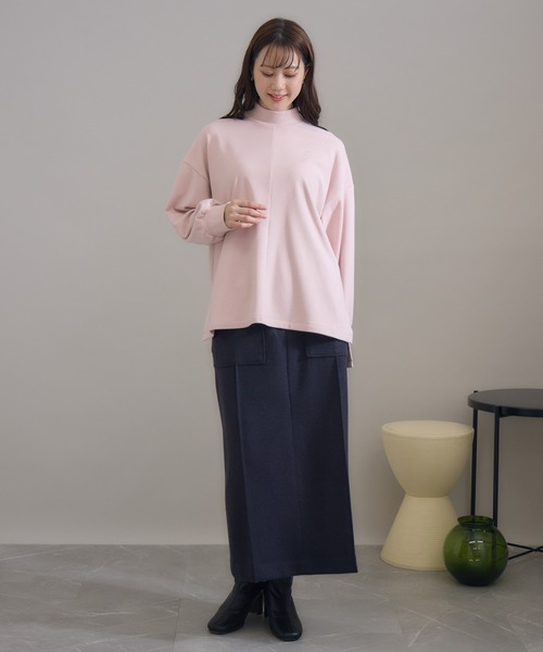 KATHARINE ROSS(キャサリンロス)の「【Pillini/ピリーニ】バックボタンあったか起毛プルオーバー(Tシャツ/カットソー・レディース・アイボリー/ピンク/ブルー/チャコールグレー・MEDIUM)」の17枚目の写真
