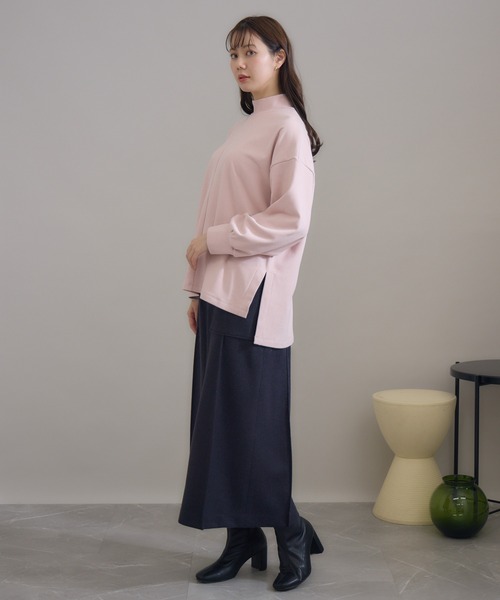 KATHARINE ROSS(キャサリンロス)の「【Pillini/ピリーニ】バックボタンあったか起毛プルオーバー(Tシャツ/カットソー・レディース・アイボリー/ピンク/ブルー/チャコールグレー・MEDIUM)」の18枚目の写真