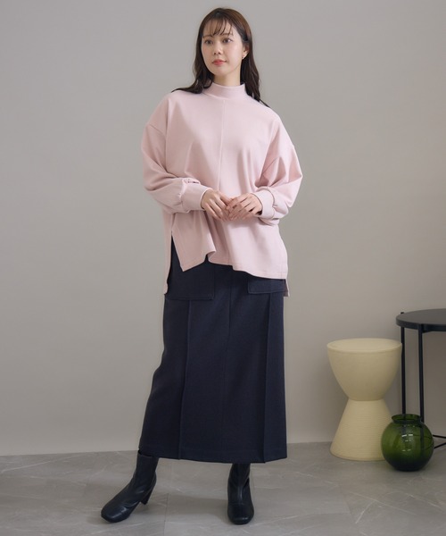 KATHARINE ROSS(キャサリンロス)の「【Pillini/ピリーニ】バックボタンあったか起毛プルオーバー(Tシャツ/カットソー・レディース・アイボリー/ピンク/ブルー/チャコールグレー・MEDIUM)」の20枚目の写真