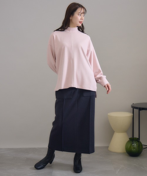 KATHARINE ROSS(キャサリンロス)の「【Pillini/ピリーニ】バックボタンあったか起毛プルオーバー(Tシャツ/カットソー・レディース・アイボリー/ピンク/ブルー/チャコールグレー・MEDIUM)」の21枚目の写真