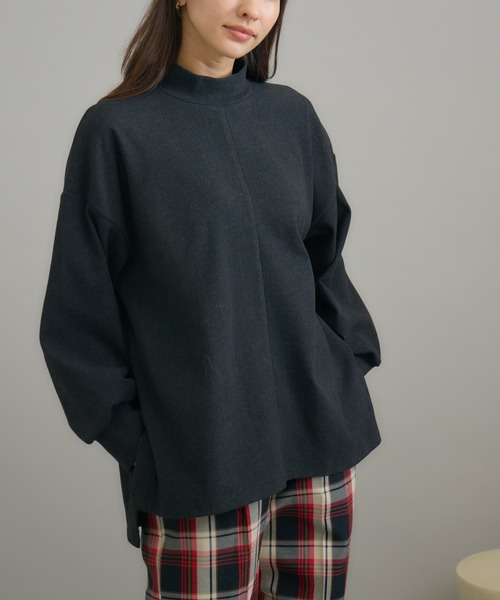 KATHARINE ROSS(キャサリンロス)の「【Pillini/ピリーニ】バックボタンあったか起毛プルオーバー(Tシャツ/カットソー・レディース・アイボリー/ピンク/ブルー/チャコールグレー・MEDIUM)」の14枚目の写真
