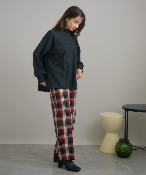 KATHARINE ROSS(キャサリンロス)の「【Pillini/ピリーニ】バックボタンあったか起毛プルオーバー(Tシャツ/カットソー・レディース・アイボリー/ピンク/ブルー/チャコールグレー・MEDIUM)」の11枚目の写真