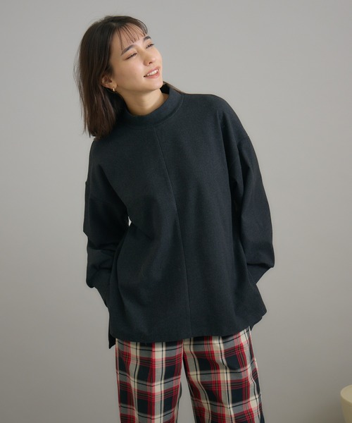 KATHARINE ROSS(キャサリンロス)の「【Pillini/ピリーニ】バックボタンあったか起毛プルオーバー(Tシャツ/カットソー・レディース・アイボリー/ピンク/ブルー/チャコールグレー・MEDIUM)」の15枚目の写真