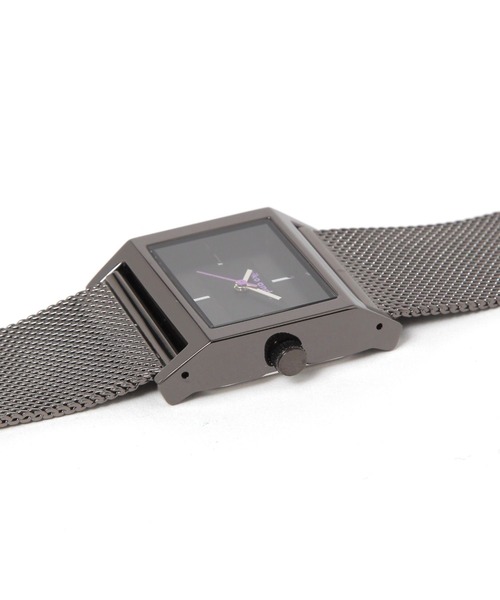 niko and...（ニコアンド）の「ワイドメッシュウォッチ（アナログ腕時計・レディース・ブラック/グレー/イエロー・0）」の8枚目の写真