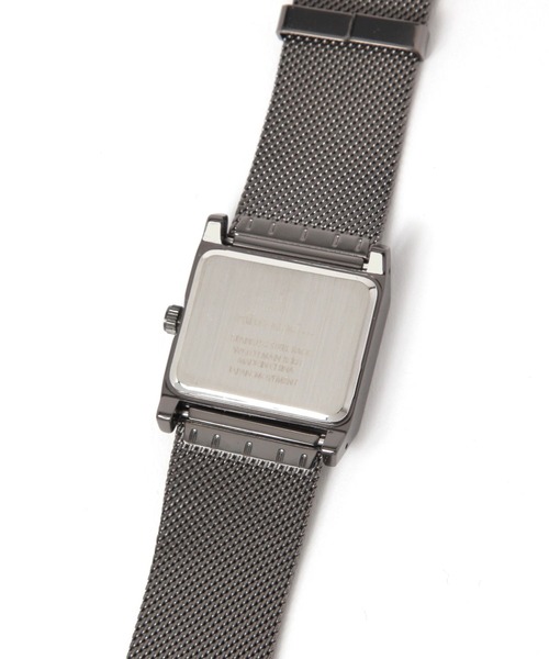 niko and...（ニコアンド）の「ワイドメッシュウォッチ（アナログ腕時計・レディース・ブラック/グレー/イエロー・0）」の9枚目の写真