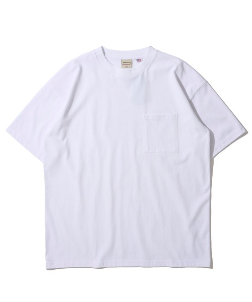 Goodwear(グッドウェア)の「【Goodwear/グッドウェア】7.1オンス USAコットン 無地 吸水速乾 クルーネックTシャツ(Tシャツ/カットソー・メンズ・ホワイト/ブラック/グレー/ネイビー/グリーン・LARGE/MEDIUM/X-LARGE)」の6枚目の写真