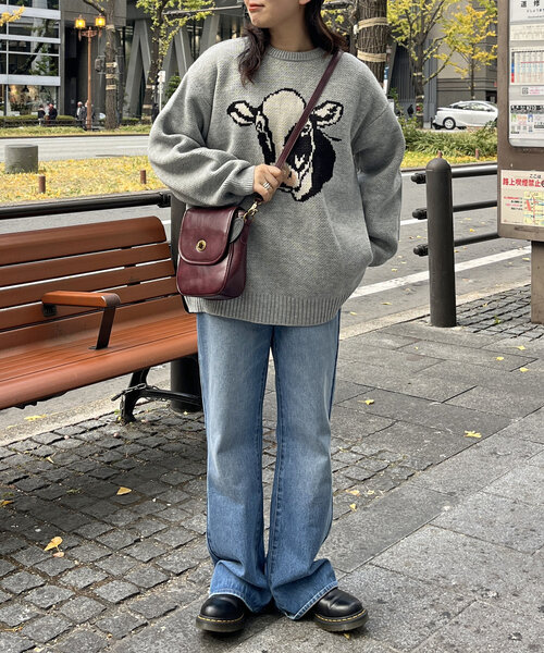 CPCM(シーピーシーエム)の「アソートジャガードニット(ニット/セーター・レディース・ブルー系その他/ホワイト系その他/ブラック/グレー系その他/チャコールグレー/ブルー・FREE)」の13枚目の写真