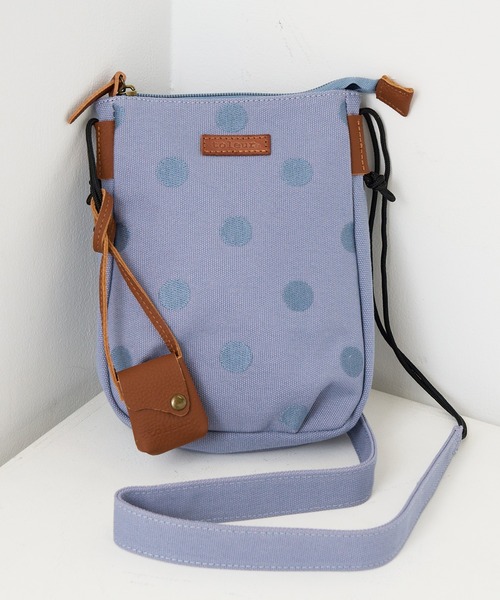 toleur(トーラ)の「【toleur】ドット刺繍ミニサコッシュ 11952 ※(ショルダーバッグ・レディース・カーキ/ブルー/ダークグレー/ライトグレー・FREE)」の1枚目の写真