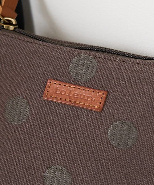 toleur(トーラ)の「【toleur】ドット刺繍ミニサコッシュ 11952 ※(ショルダーバッグ・レディース・カーキ/ブルー/ダークグレー/ライトグレー・FREE)」の20枚目の写真
