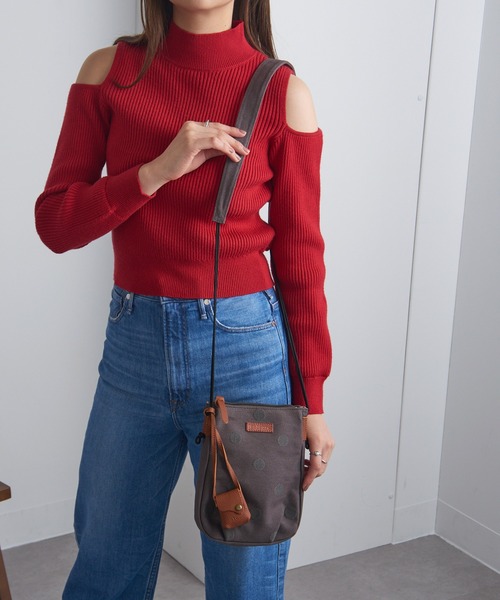 toleur(トーラ)の「【toleur】ドット刺繍ミニサコッシュ 11952 ※(ショルダーバッグ・レディース・カーキ/ブルー/ダークグレー/ライトグレー・FREE)」の13枚目の写真