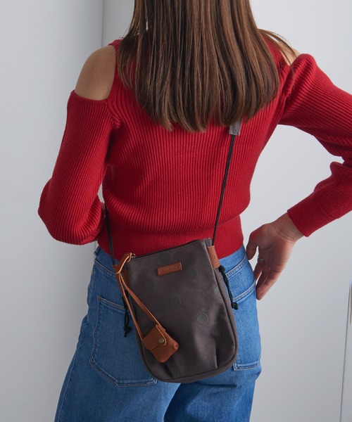 toleur(トーラ)の「【toleur】ドット刺繍ミニサコッシュ 11952 ※(ショルダーバッグ・レディース・カーキ/ブルー/ダークグレー/ライトグレー・FREE)」の14枚目の写真