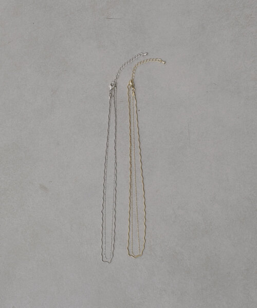 Kastane（カスタネ）の「【fiw.】レイヤードネックレス（リング・レディース・シルバー/ゴールド・FREE）」の13枚目の写真