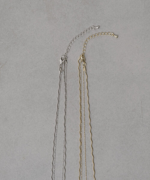 Kastane（カスタネ）の「【fiw.】レイヤードネックレス（リング・レディース・シルバー/ゴールド・FREE）」の14枚目の写真