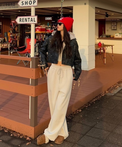 INTER FACTORY（インターファクトリー）の「SARA - ヴィンテージライクリボンジャケット made in INTER FACTORY（その他アウター・レディース・ブラウン/ブラック・FREE）」の5枚目の写真