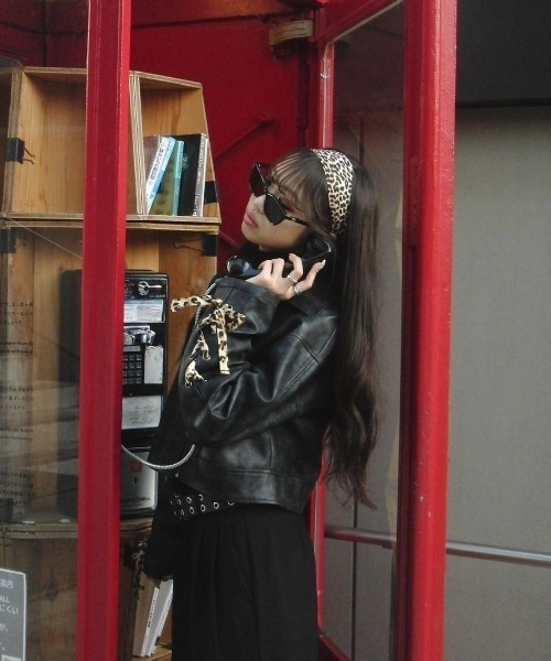 INTER FACTORY（インターファクトリー）の「SARA - ヴィンテージライクリボンジャケット made in INTER FACTORY（その他アウター・レディース・ブラウン/ブラック・FREE）」の17枚目の写真