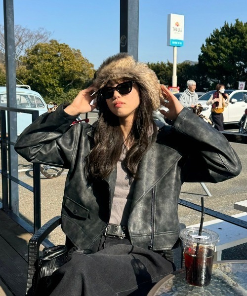 INTER FACTORY（インターファクトリー）の「SARA - ヴィンテージライクリボンジャケット made in INTER FACTORY（その他アウター・レディース・ブラウン/ブラック・FREE）」の18枚目の写真