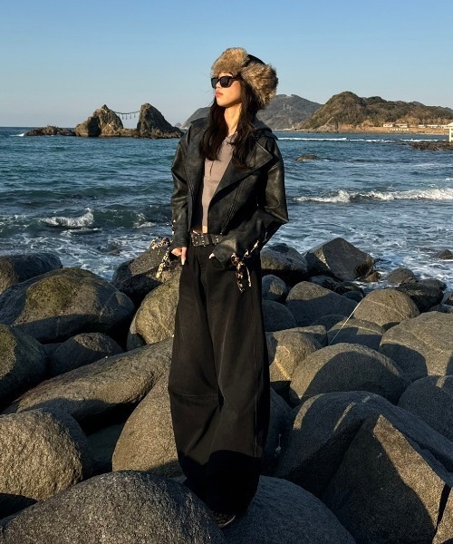SARA - ヴィンテージライクリボンジャケット made in INTER