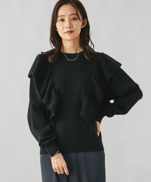 セール】メルティフリルニットプルオーバー/291012（ニット/セーター