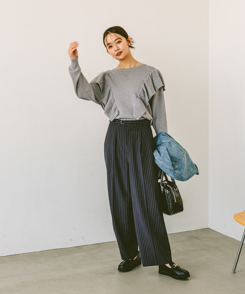 セール】メルティフリルニットプルオーバー/291012（ニット