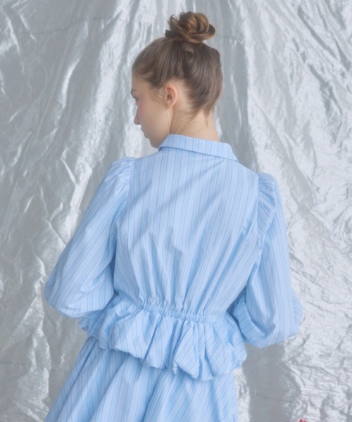 monepine モネピネpeplum balloon shirt monepine（モネピネ）の「peplum balloon shirt/ペプラム