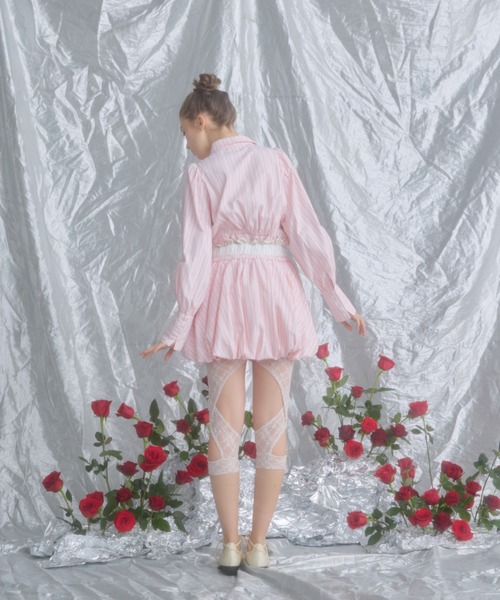 モネピネ　peplum balloon shirt/ペプラムバルーンシャツ monepine（モネピネ）の「peplum balloon shirt/ペプラム